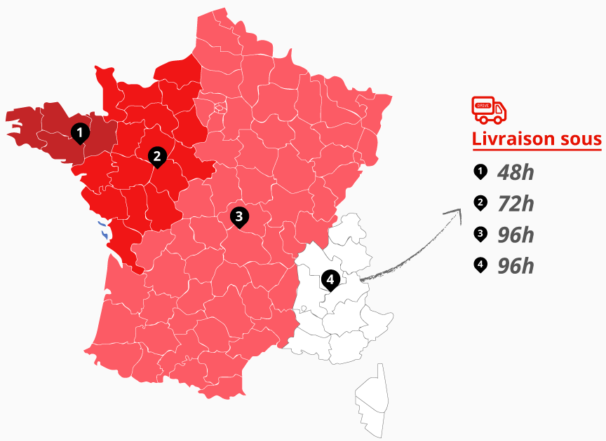 carte de france livraison i-tek drive